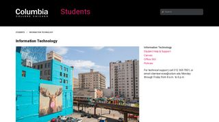 Information Technology - Students - Columbia College Chicago
