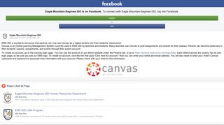 EMS ISD is excited to announce that parents can now use Canvas as ...