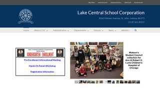 Lake Central School Corporation: Home