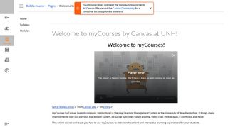 Welcome to myCourses by Canvas at UNH!: Build a myCourses ...