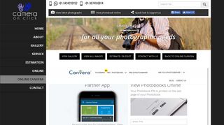 Camer On Click | Online - Make your own canvera photobook online