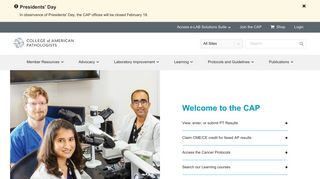 College of American Pathologists: Homepage