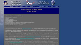 Civil Air Patrol Squadron 45: What Do I Do Now