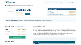 Capabiliti LMS Reviews and Pricing - 2019 - Capterra