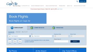 Book Flights | Cape Air