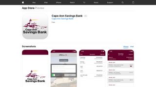 Cape Ann Savings Bank on the App Store - iTunes - Apple