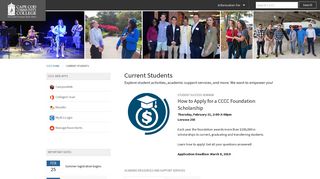 Current Students | Cape Cod Community College