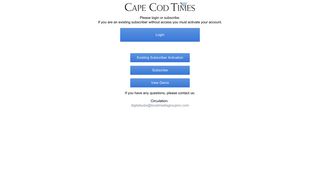 Cape Cod Times - Login