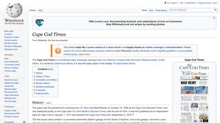 Cape Cod Times - Wikipedia