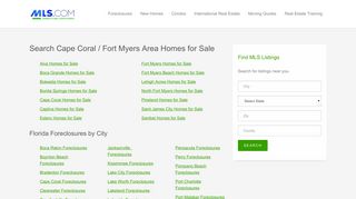 Cape Coral / Fort Myers Area Homes for Sale - MLS.com