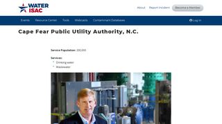 Cape Fear Public Utility Authority, N.C. | WaterISAC