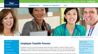 Employee Transfer Process | Careers | Cape Fear Valley Health ...