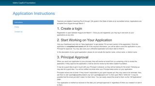 Application Instructions | Idaho CapEd Foundation