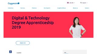 Digital & Technology Degree Apprenticeship 2019 – Capgemini UK