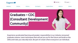 Graduates – CDC (Consultant Development Community) - Capgemini