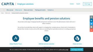 Employee benefits and pension solutions - Capita Employee Benefits