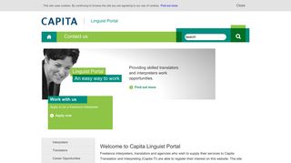 Capita Linguist Portal - Capita Translation and Interpreting