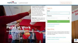 Perks at Work For Capital One US associates, family & friends