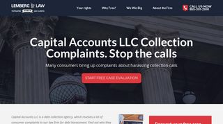 Capital Accounts LLC Collection Complaints. Stop the calls