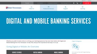Online and Internet Banking - First Tennessee Bank