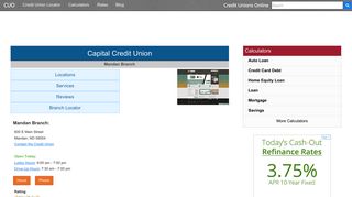 Capital Credit Union - Mandan, ND at 600 E Main Street