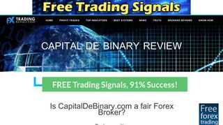 Capital De Binary | Forex Broker Review - FX Trading Revolution ...