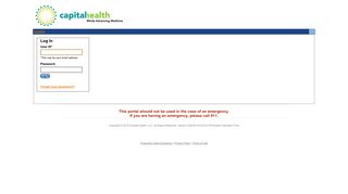 Capital Health Hospital Patient Portal
