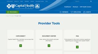 Provider Tools | Capital Health Plan