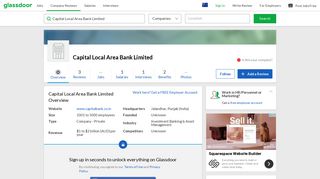 Working at Capital Local Area Bank Limited | Glassdoor.com.au