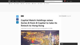 Capital Match Holdings raises Series B from B Capital to take its ... - e27