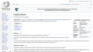 Capital Match - Wikipedia