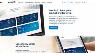 New look. Same great product and features. - Capital One