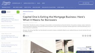 Capital One Is Exiting the Mortgage Business: What it Means for You