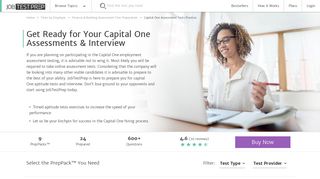 Practice Capital One Interview & Online Assessments - JobTestPrep