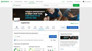 Capital One Analyst Interview Questions | Glassdoor
