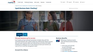 Basic Business Checking Account | Overview - Capital One