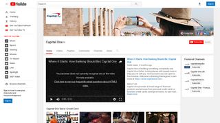 Capital One - YouTube
