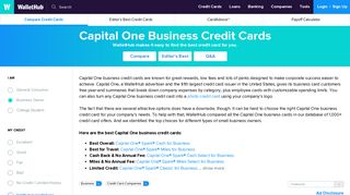2019's Best Capital One Business Credit Cards - WalletHub