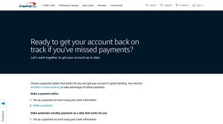 Make Late Payment | Capital One Support Center