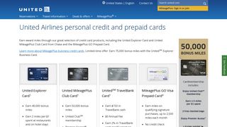 MileagePlus Credit Cards - United Airlines
