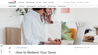 How to Redeem Your Savor Rewards | Capital One