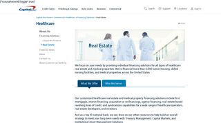 Healthcare Real Estate Financing | Capital One Commercial Banking