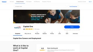 Capital One Careers and Employment | Indeed.com