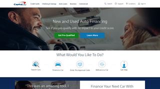 Auto Loans, Financing for New & Used Cars from Capital One