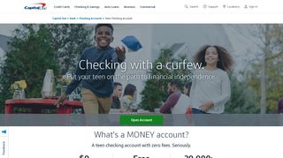 MONEY: Teen Checking Account with Debit Card | Capital One