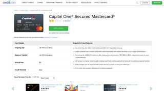 Capital One Secured Mastercard - Credit.com
