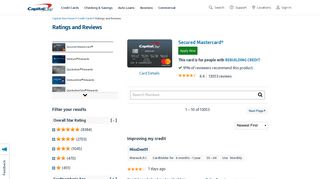 Secured Mastercard Credit Card Reviews | Capital One