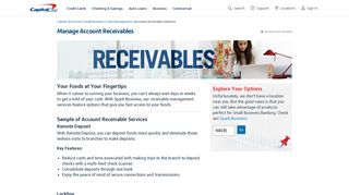 Accounts Receivable Solutions | Cash Flow Management - Capital One
