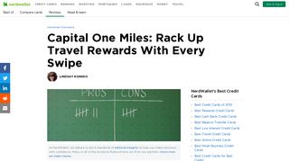 Capital One Miles: Rack Up Travel Rewards With Every Swipe ...