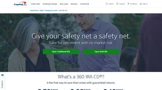 Roth & Traditional 360 IRA CDs and Rates | Capital One